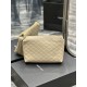 Replica Pochette cosmetica con cerniera YSL Saint Laurent Gaby 23 cm albicocca