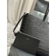 Replica YSL Saint Laurent Shopping Tote Bag Pelle Stampa Coccodrillo Nera