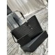 Replica YSL Saint Laurent Shopping Tote Bag Pelle Stampa Coccodrillo Nera
