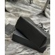 Replica YSL Saint Laurent Shopping Tote Bag Pelle Stampa Coccodrillo Nera