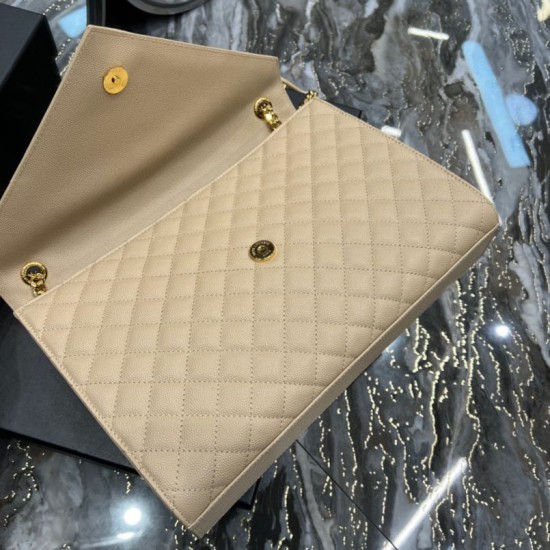 Replica Borsa a busta grande YSL Saint Laurent Mix Matelasse Albicocca 31cm Replica Borsa a busta grande YSL Saint Laurent Mix Matelasse Albicocca 31cm