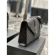 Replica Borsa a busta grande YSL Saint Laurent Mix Matelasse nera 31 cm Replica Borsa a busta grande YSL Saint Laurent Mix Matelasse nera 31 cm