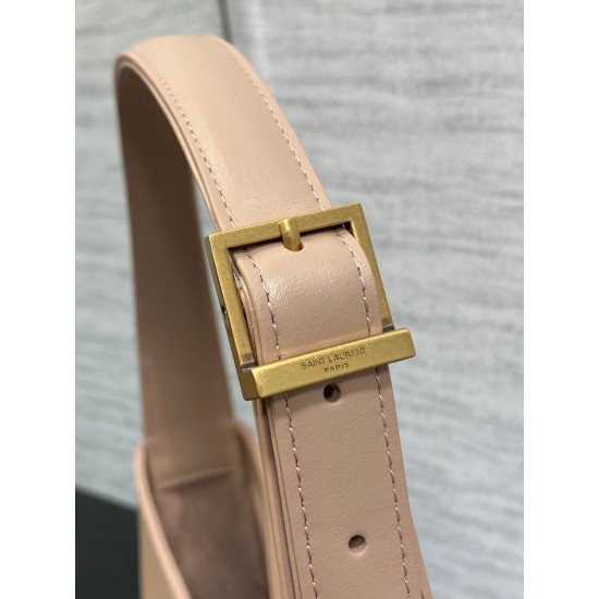 Replica Borsa hobo YSL Saint Laurent Le 5 A 7 in pelle conciata al vegetale