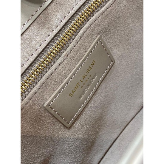 Replica Borsa hobo YSL Saint Laurent Le 5 A 7 in pelle conciata al vegetale