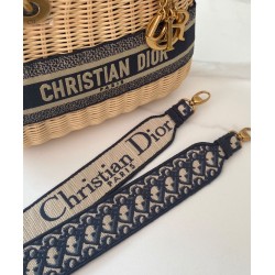 Christian Dior Borsa Lady Dior media albicocca
