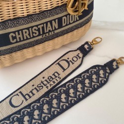 Christian Dior Borsa Lady Dior media albicocca