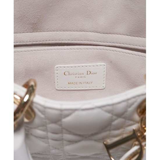 Replica Borsa Christian Dior Lady D-Joy bianca