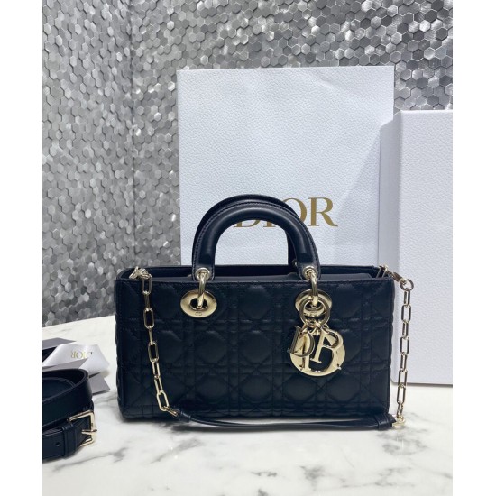 Replica Borsa Christian Dior Lady D-Joy nera Replica Borsa Christian Dior Lady D-Joy nera
