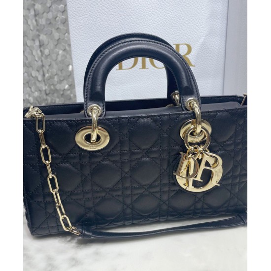 Replica Borsa Christian Dior Lady D-Joy nera Replica Borsa Christian Dior Lady D-Joy nera