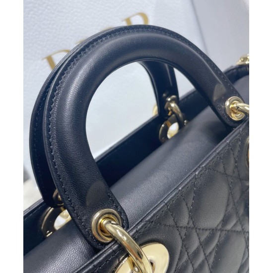 Replica Borsa Christian Dior Lady D-Joy nera Replica Borsa Christian Dior Lady D-Joy nera