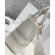 Replica Christian Dior Borsa media Lady D-Lite dorata Replica Christian Dior Borsa media Lady D-Lite dorata