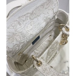 Christian Dior Borsa media Lady D-Lite dorata