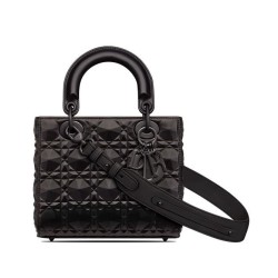 Christian Dior Borsa piccola Lady Dior My Abcdior nera