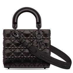 Christian Dior Borsa piccola Lady Dior My Abcdior nera
