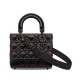 Replica Christian Dior Borsa piccola Lady Dior My Abcdior nera