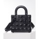 Replica Christian Dior Borsa piccola Lady Dior My Abcdior nera