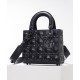 Replica Christian Dior Borsa piccola Lady Dior My Abcdior nera