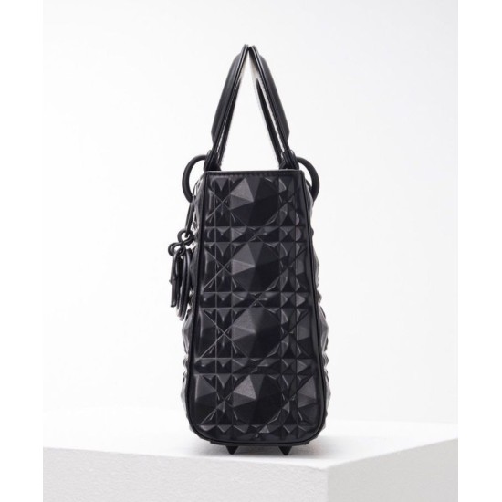 Replica Christian Dior Borsa piccola Lady Dior My Abcdior nera