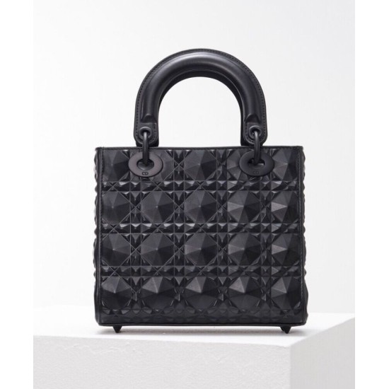 Replica Christian Dior Borsa piccola Lady Dior My Abcdior nera
