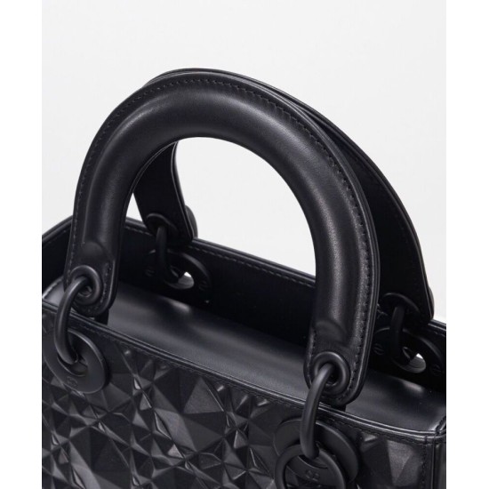 Replica Christian Dior Borsa piccola Lady Dior My Abcdior nera