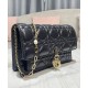 Replica Christian Dior Borsa a tracolla Lady Dior nera Replica Christian Dior Borsa a tracolla Lady Dior nera