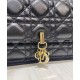 Replica Christian Dior Borsa a tracolla Lady Dior nera Replica Christian Dior Borsa a tracolla Lady Dior nera