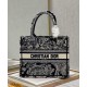 Replica Christian Dior Borsa piccola Dior Book Tote blu scuro Replica Christian Dior Borsa piccola Dior Book Tote blu scuro