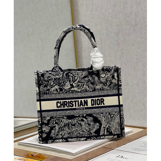Replica Christian Dior Borsa piccola Dior Book Tote blu scuro Replica Christian Dior Borsa piccola Dior Book Tote blu scuro