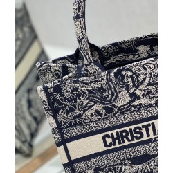 Christian Dior Borsa piccola Dior Book Tote blu scuro Christian Dior Borsa piccola Dior Book Tote blu scuro