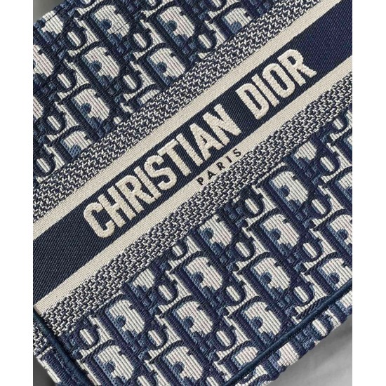 Replica Christian Dior Borsa piccola Dior Book Tote blu scuro Replica Christian Dior Borsa piccola Dior Book Tote blu scuro
