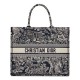Replica Christian Dior Borsa grande libro Dior blu scuro Replica Christian Dior Borsa grande libro Dior blu scuro