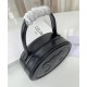 Replica Celine Oval Minaudiere Cuir Triomphe Pelle Di Vitello Liscia Nera