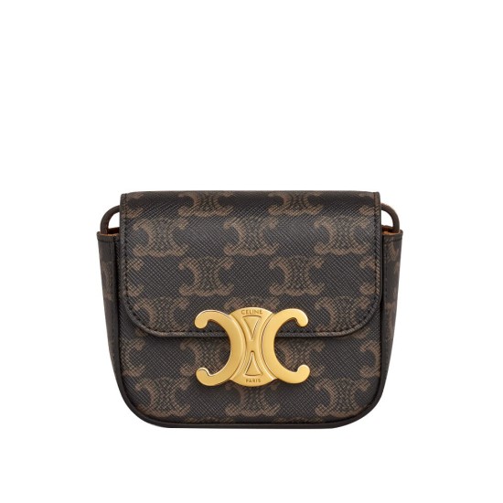 Replica Celine Mini Triomphe Tela Triomphe Caffè Replica Celine Mini Triomphe Tela Triomphe Caffè