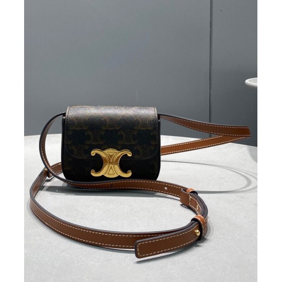 Replica Celine Mini Triomphe Tela Triomphe Caffè Replica Celine Mini Triomphe Tela Triomphe Caffè