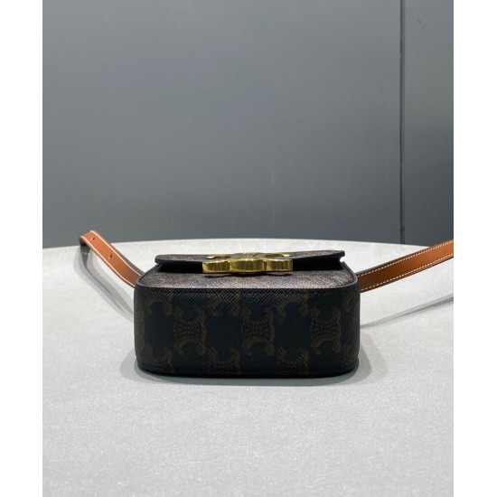 Replica Celine Mini Triomphe Tela Triomphe Caffè Replica Celine Mini Triomphe Tela Triomphe Caffè