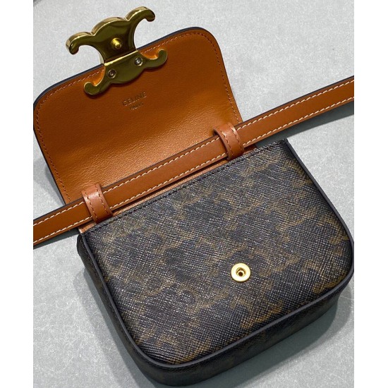Replica Celine Mini Triomphe Tela Triomphe Caffè Replica Celine Mini Triomphe Tela Triomphe Caffè