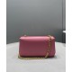 Replica Celine Borsa A Tracolla Con Catena Triomphe Pelle Di Vitello Lucida Rosa