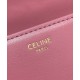 Replica Celine Borsa A Tracolla Con Catena Triomphe Pelle Di Vitello Lucida Rosa