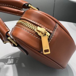 Celine Cuore Medio Pelle Di Vitello Liscia Caffè