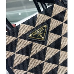 Borsa Prada Symbole tessuto jacquard nera Borsa Prada Symbole tessuto jacquard nera