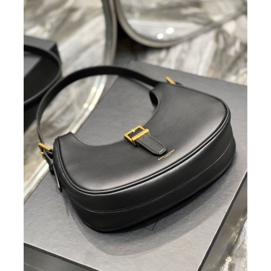 Replica YSL Saint Laurent Borsa Hobo Le Fermoir Pelle Lucida Nera Replica YSL Saint Laurent Borsa Hobo Le Fermoir Pelle Lucida Nera