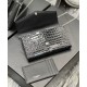 Replica Portafoglio YSL Saint Laurent Uptown Con Catena Pelle Lucida Con Stampa Coccodrillo Nero Replica Portafoglio YSL Saint Laurent Uptown Con Catena Pelle Lucida Con Stampa Coccodrillo Nero