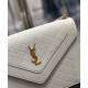 Replica YSL Saint Laurent Gaby Satchel Pelle Di Agnello Trapuntata Bianca Replica YSL Saint Laurent Gaby Satchel Pelle Di Agnello Trapuntata Bianca