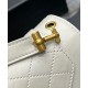 Replica YSL Saint Laurent Gaby Satchel Pelle Di Agnello Trapuntata Bianca Replica YSL Saint Laurent Gaby Satchel Pelle Di Agnello Trapuntata Bianca
