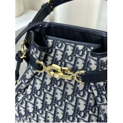 Borsa Christian Dior media C'est Dior Blu Dior Oblique Jacquard Borsa Christian Dior media C'est Dior Blu Dior Oblique Jacquard