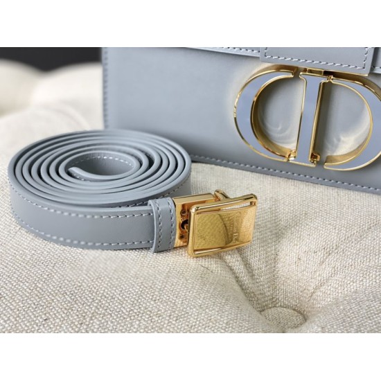 Replica Christian Dior 30 Montaigne Borsa Latte Box Pelle di vitello Azzurro Replica Christian Dior 30 Montaigne Borsa Latte Box Pelle di vitello Azzurro