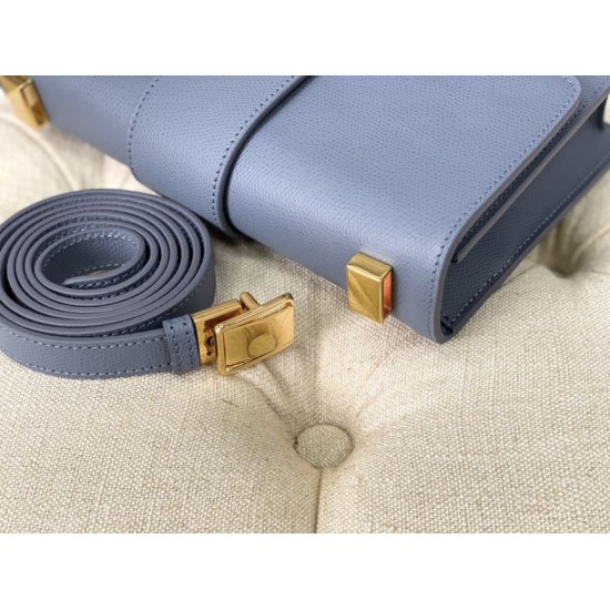 Replica Christian Dior 30 Montaigne Borsa Latte Box Pelle di vitello Blu Replica Christian Dior 30 Montaigne Borsa Latte Box Pelle di vitello Blu