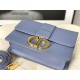 Replica Christian Dior 30 Montaigne Borsa Latte Box Pelle di vitello Blu Replica Christian Dior 30 Montaigne Borsa Latte Box Pelle di vitello Blu