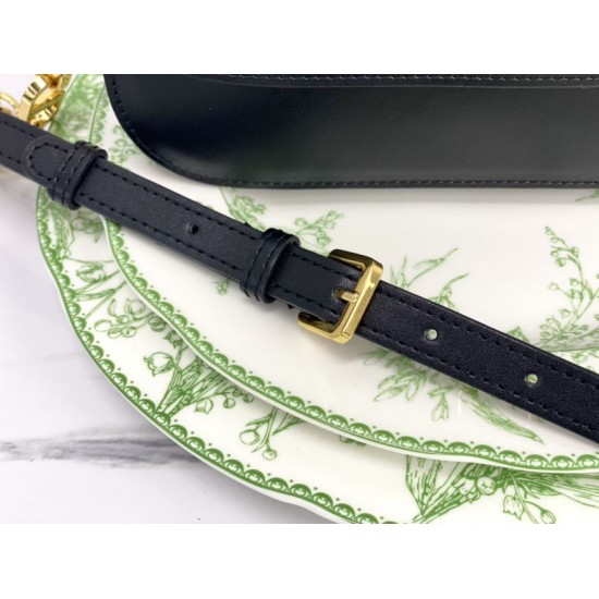 Replica Borsa Christian Dior 30 Montaigne Avenue scatola nera in pelle di vitello Replica Borsa Christian Dior 30 Montaigne Avenue scatola nera in pelle di vitello