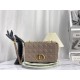 Replica Christian Dior Borsa Dior Caro media in pelle di vitello Cannage grigia Replica Christian Dior Borsa Dior Caro media in pelle di vitello Cannage grigia